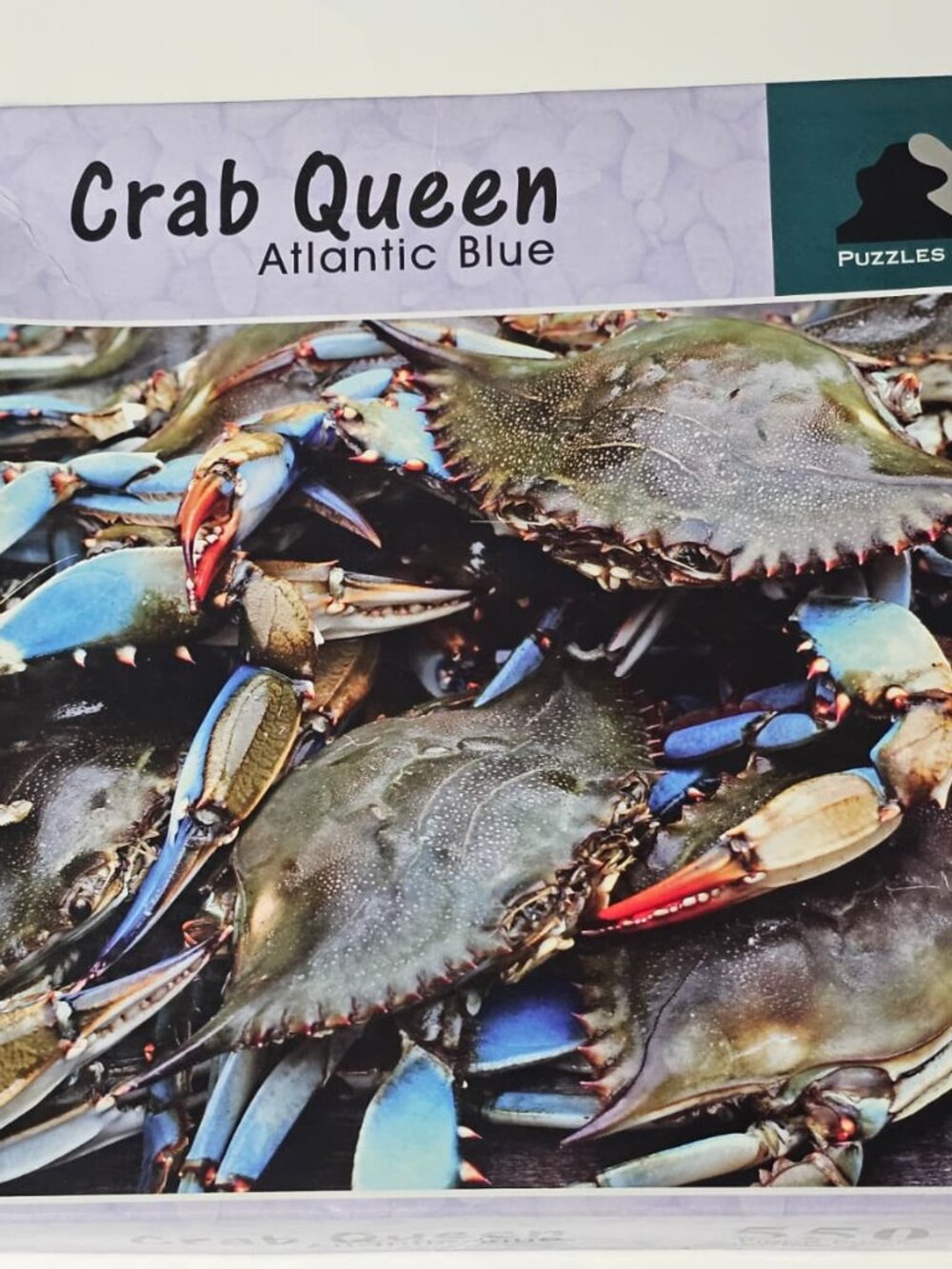 Crab Queen Atlantic Blue 550 Piece Jigsaw Puzzle Used